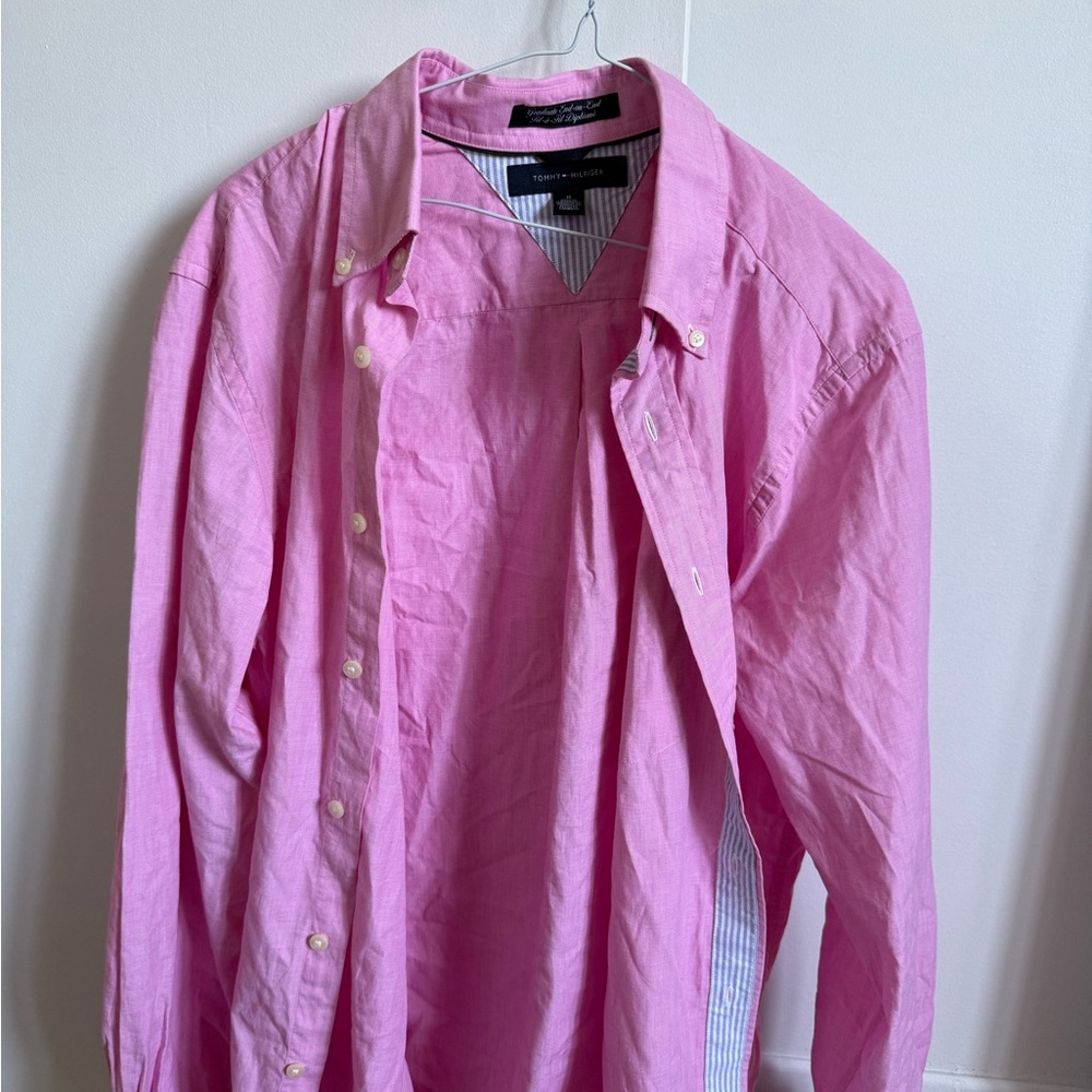 Tommy Hilfiger Bubblegum Pink Button-Down Shirt